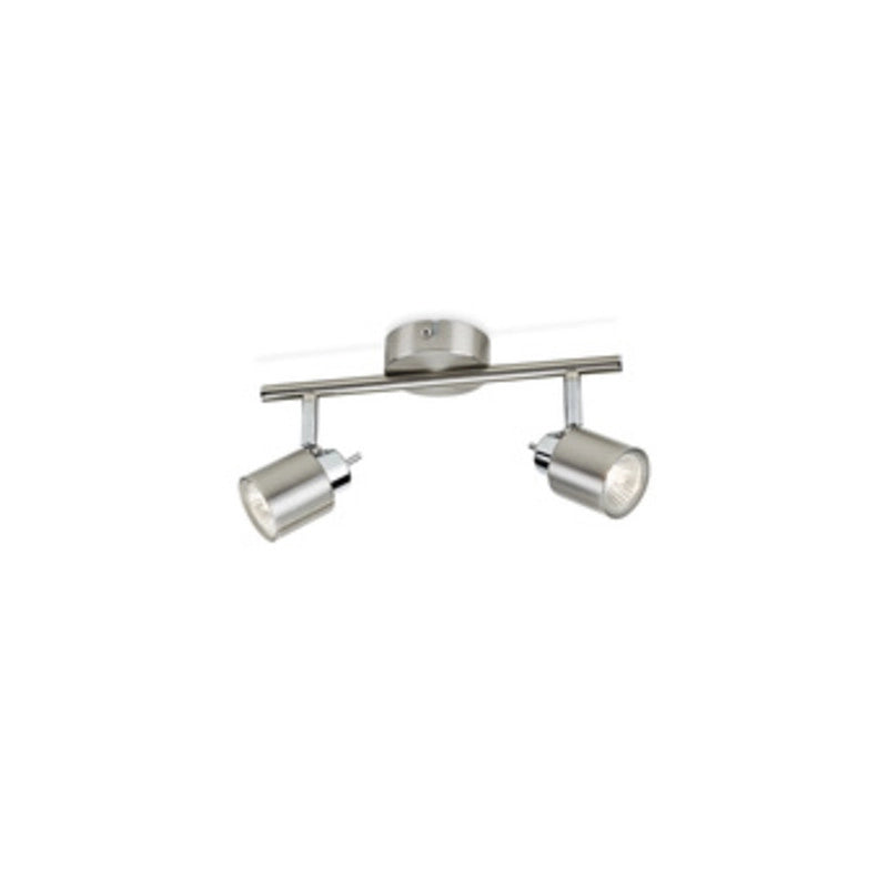 BARRA MERANTI 2 FARETTI GU10  1 PZ