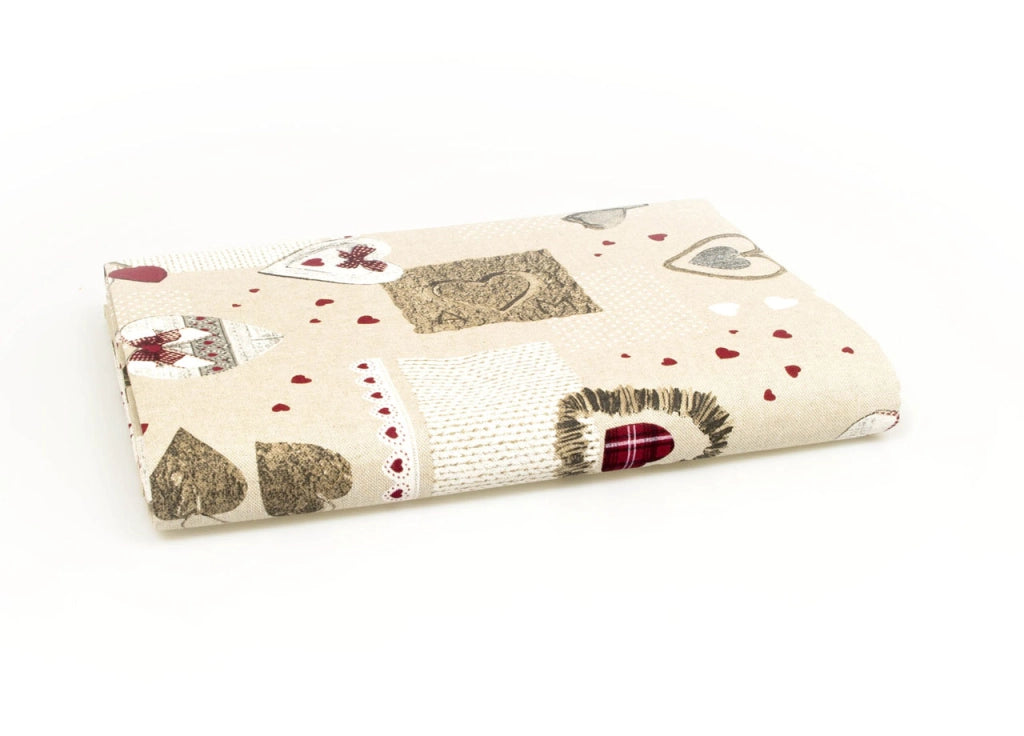 Telo Arredo Granfoulard Copritutto Cotone Made Italy Vari Disegni Arredatutto Copriletto Multiuso - 2 Piazze - Holly Bordeaux