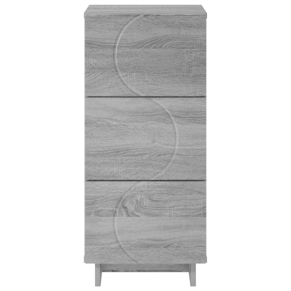 Credenza Sonoma grigio 33,5 x 34,5 x 75 cm Legno ingegnerizzato 8011519