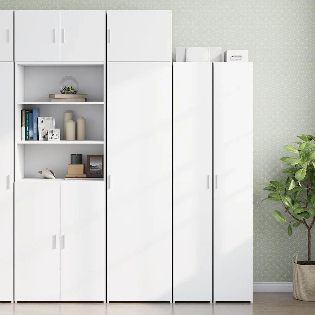Mobile Sottile Bianco 50x42,5x225 cm in Truciolato CFW5502476