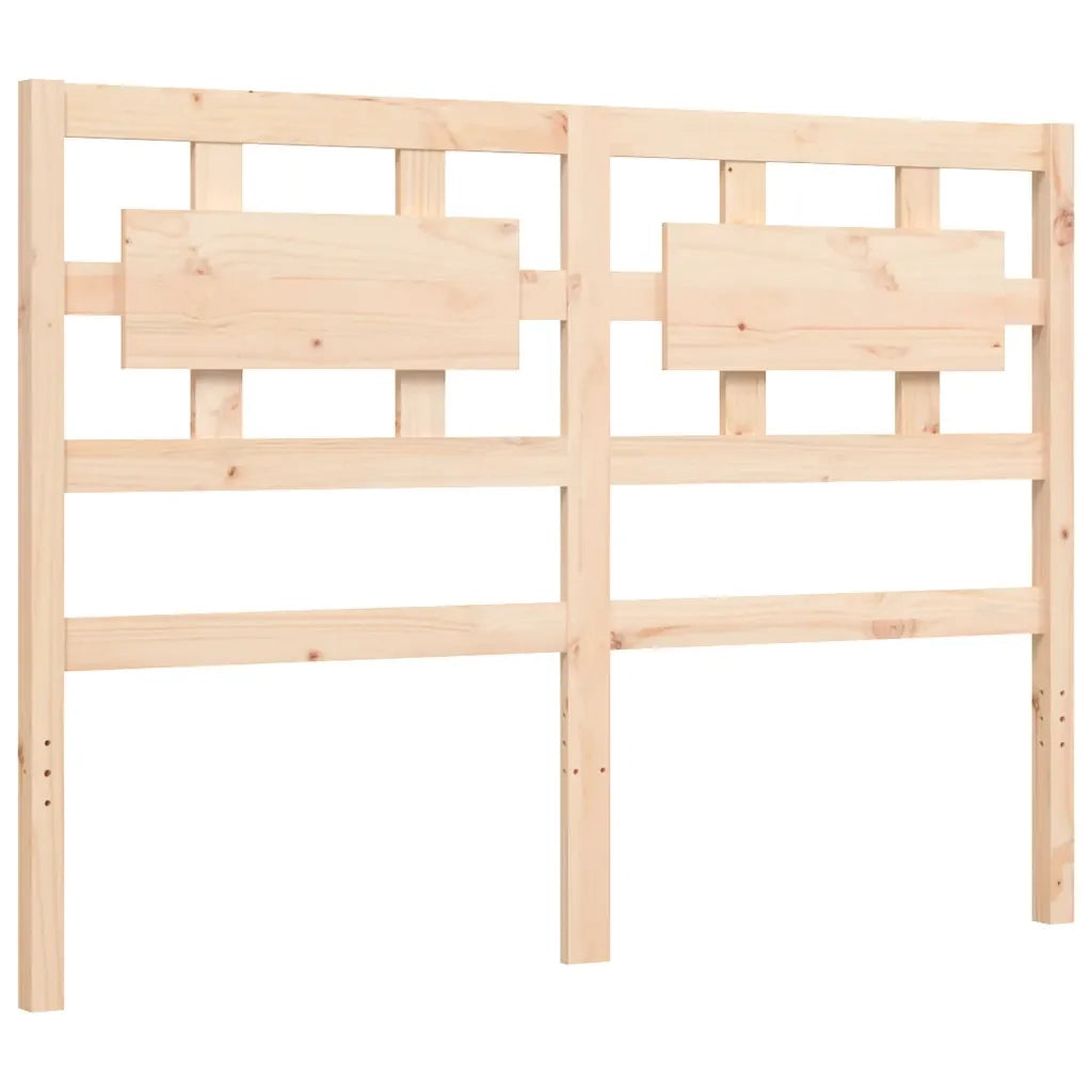 Giroletto con Testiera-Struttura Letto con testiera 120x200 cm in Legno Massello 596025