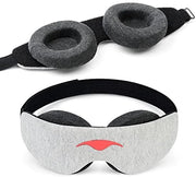 Slaapmasker slank, ultralicht, verstelbaar, slank comfort design, totale oscurità per sonno profondo, occhiali da sonno per sonnambuli