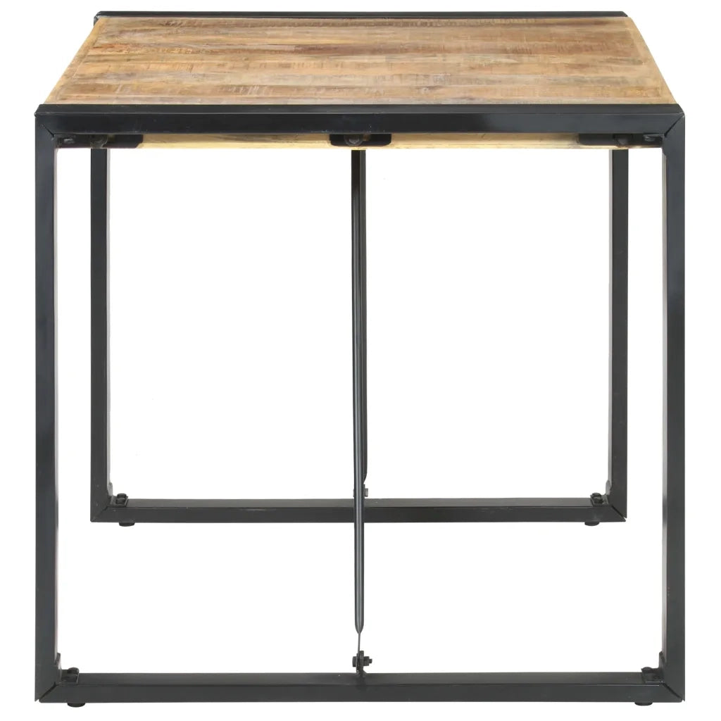 Tavolo da Pranzo 80x80x75 cm in Legno di Mango Grezzo 321600
