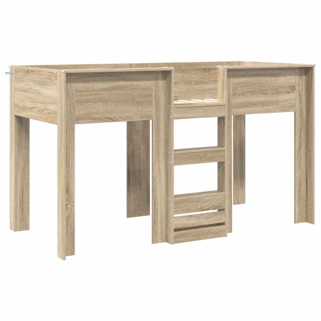 Letto a Castello per Bambini Rovere Sonoma 75 x 190 cm 3410469