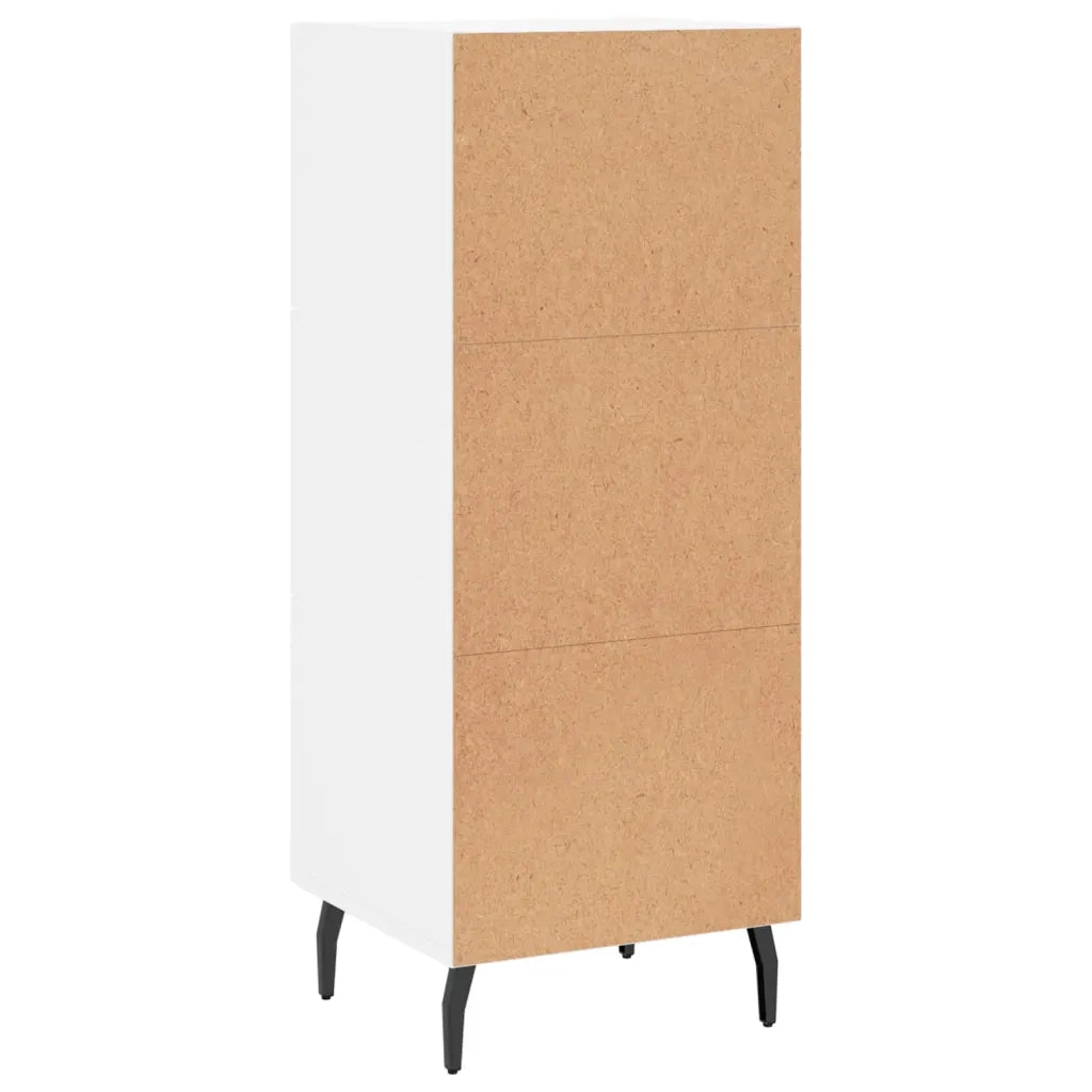 Credenza Bianca 34,5x34x90 cm in Legno Multistrato 828620