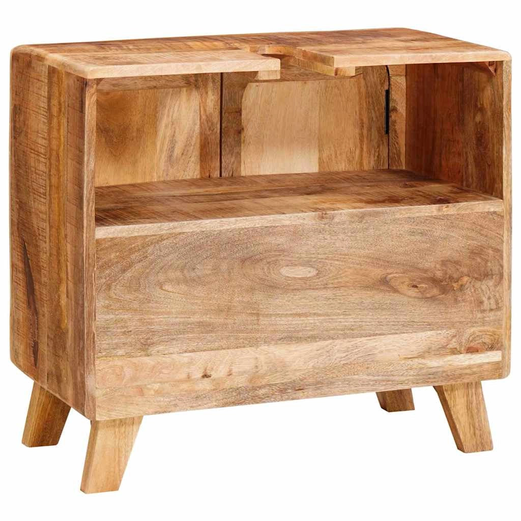 Mobiletto da bagno moderno con capiente spazio di archiviazione 60 x 33 x 55 cm legno marrone 02_0058083