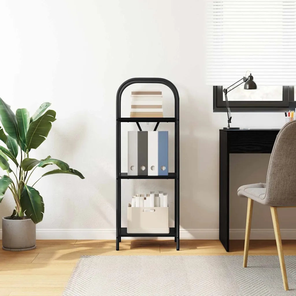 Libreria Rovere Nero 40 x 30 x 109 cm Legno multistrato
