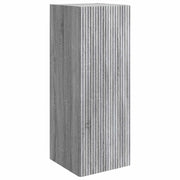 Mobiletto a muro Sonoma grigio 33 x 34,5 x 90 cm