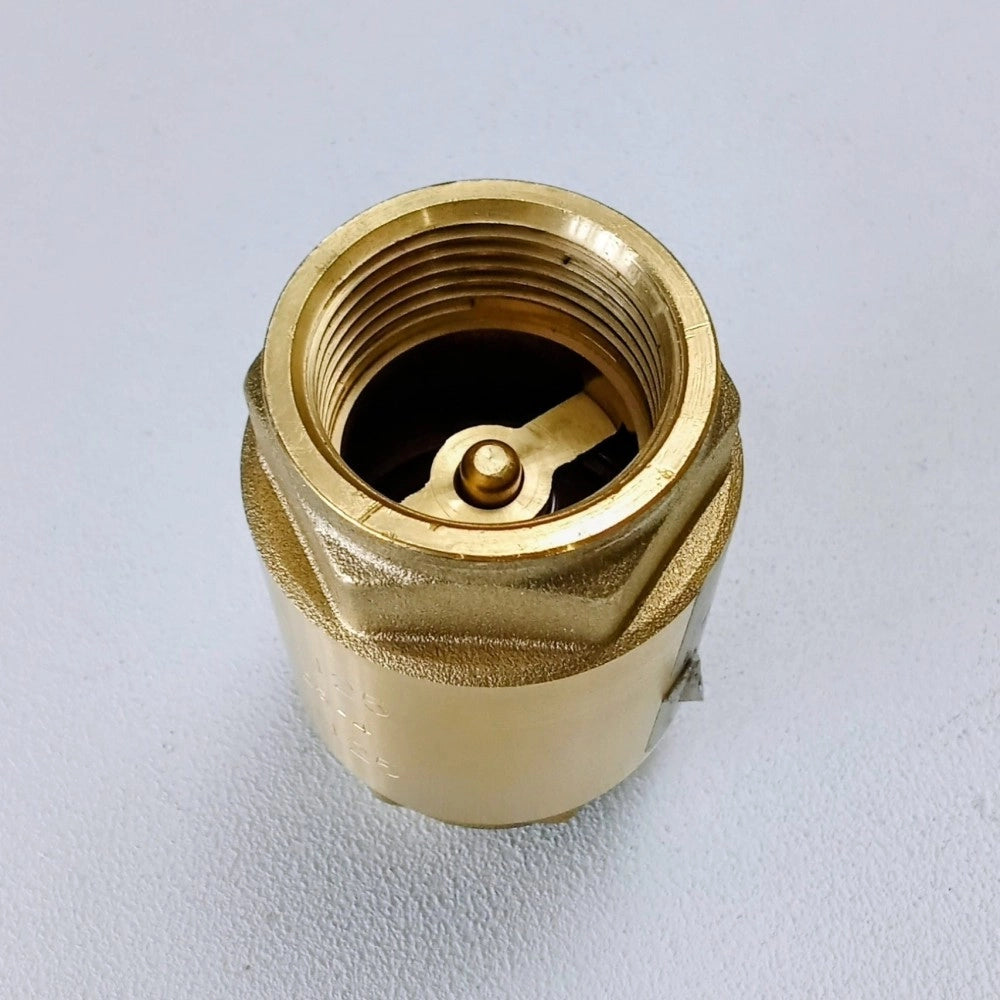 Valvola di ritegno europa ff in ottone da 1/2 otturatore in ottone