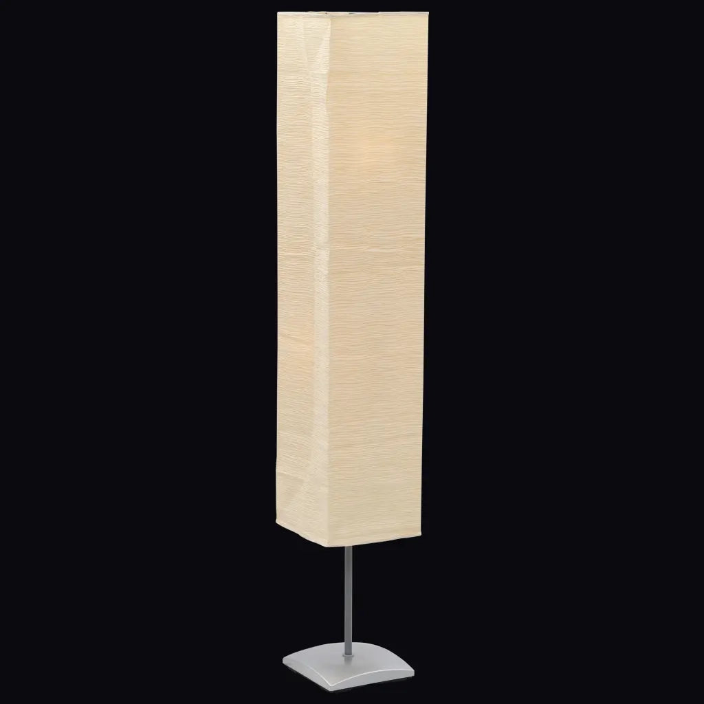 Lampada a Piantana con Supporto in Acciaio 135 cm Beige CFW2871492