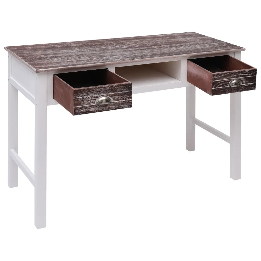 Scrivania Marrone 110x45x76 cm in Legno cod mxl 64502