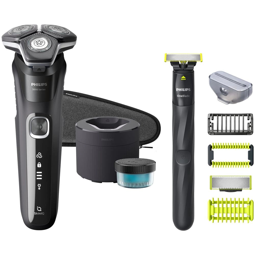 Philips shaver serie 5000 rasoio elettrico wet & dry con tecnologia skiniq - S5898/79