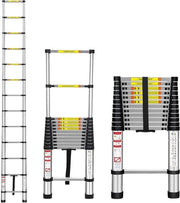Ladder telescopica | Multifunzionale | Flessibile in alluminio | Sostenibile fino a 150 kg