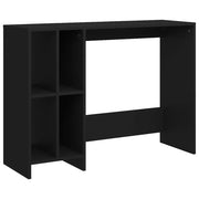 Tavolo da ufficio postazione di lavoro mobile per computer scrivania per computer studio per laptop legno ingegnerizzato nero 02_0023761