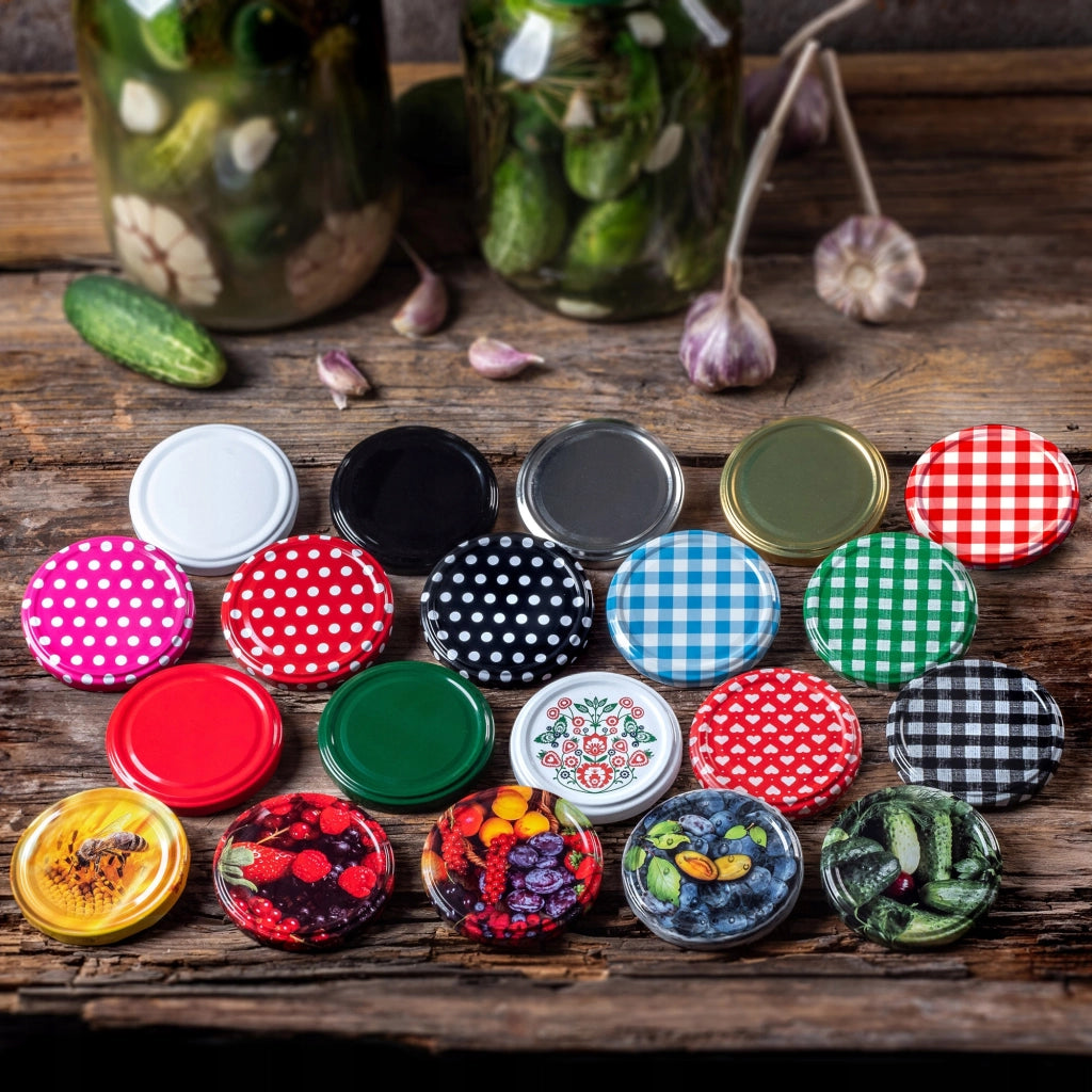KADAX 50 barattoli di vetro da 330 ml vasetti di vetro marmellata tappi di miele Fi82