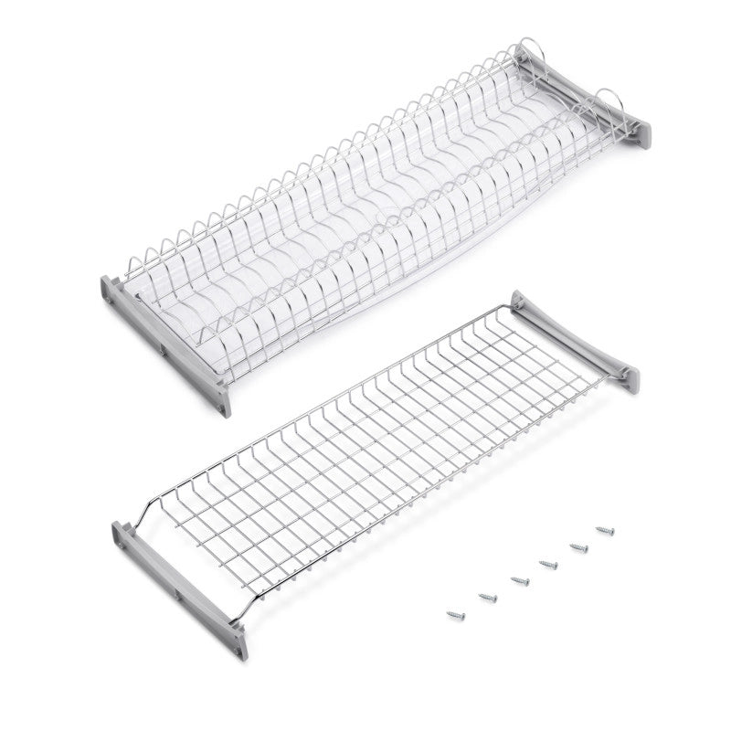 Contenitore per la raccolta differenziata da montare sul fondo ed estraibile manualmente in cucina 2x15lt, Grigio antr..