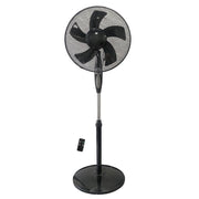 Ventilatore a Piantana con Telecomando Etesia Nero 45 Watt