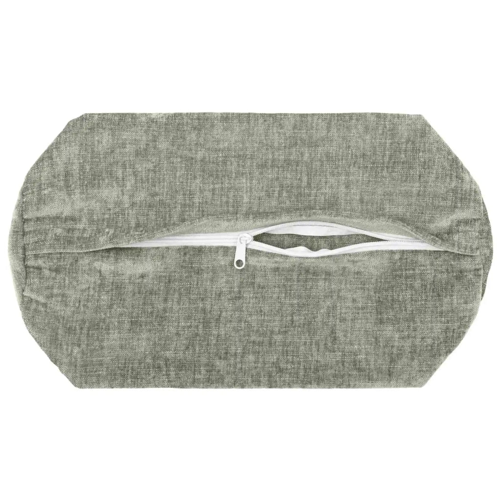 Federa 6 pz HEERLEN Verde Ø 15 x 40 cm Tessuto Chenille 923288