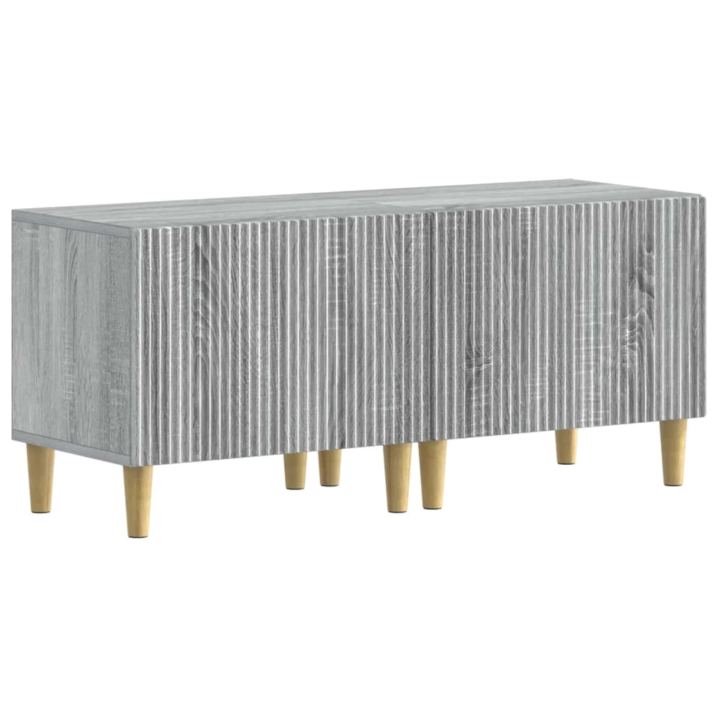 Mobile TV LED a 5 pezzi Sonoma grigio Legno ingegnerizzato 3416604