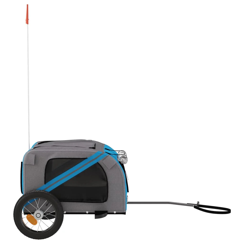 Rimorchio/carrello per animali domestici blu 02_0044241