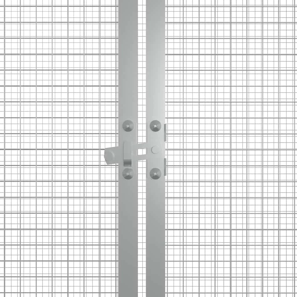 Gabbia per polli 200 x 91 x 100 cm acciaio zincato antracite 02_0041655