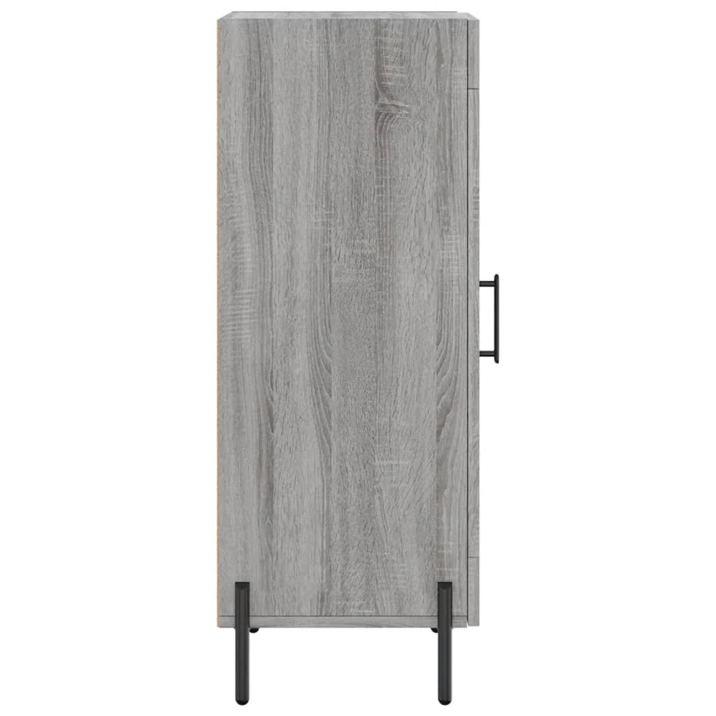Buffet credenza cassettiera mobiletto mobile contenitore organizer cucina soggiorno Sonoma 34,5 x 34 x 90 cm legno ingegnerizzato grigio 02_0036302