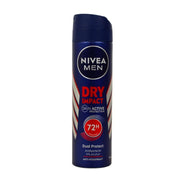 NIVEA FOR MEN DEODORANTE SPRAY DRY IMPACT 72H 150 ML