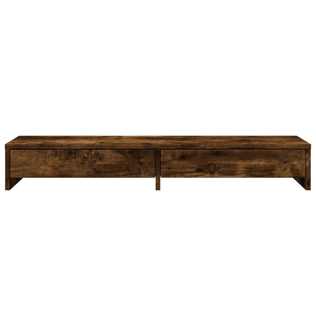Supporto per monitor mobile da scrivania con cassetti legno ingegnerizzato marrone 02_0044937