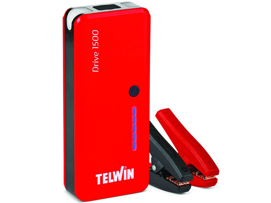 AVVIATORE/POWER BANK DRIVE 1500 12V CON 2 PORTE USB E 2 LUCI    TELWIN