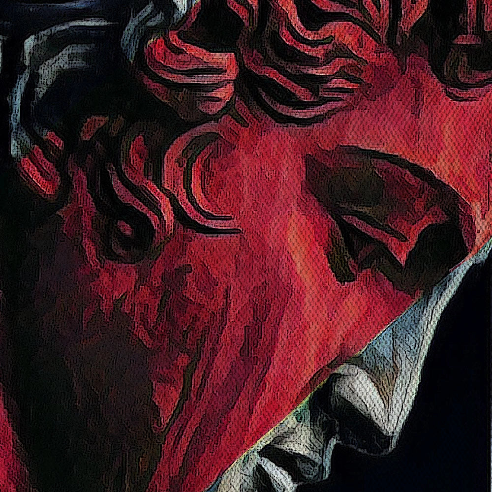 Spartan -  Quadro Canvas Contemporaneo su telaio in legno Misura: 100x140 cm
