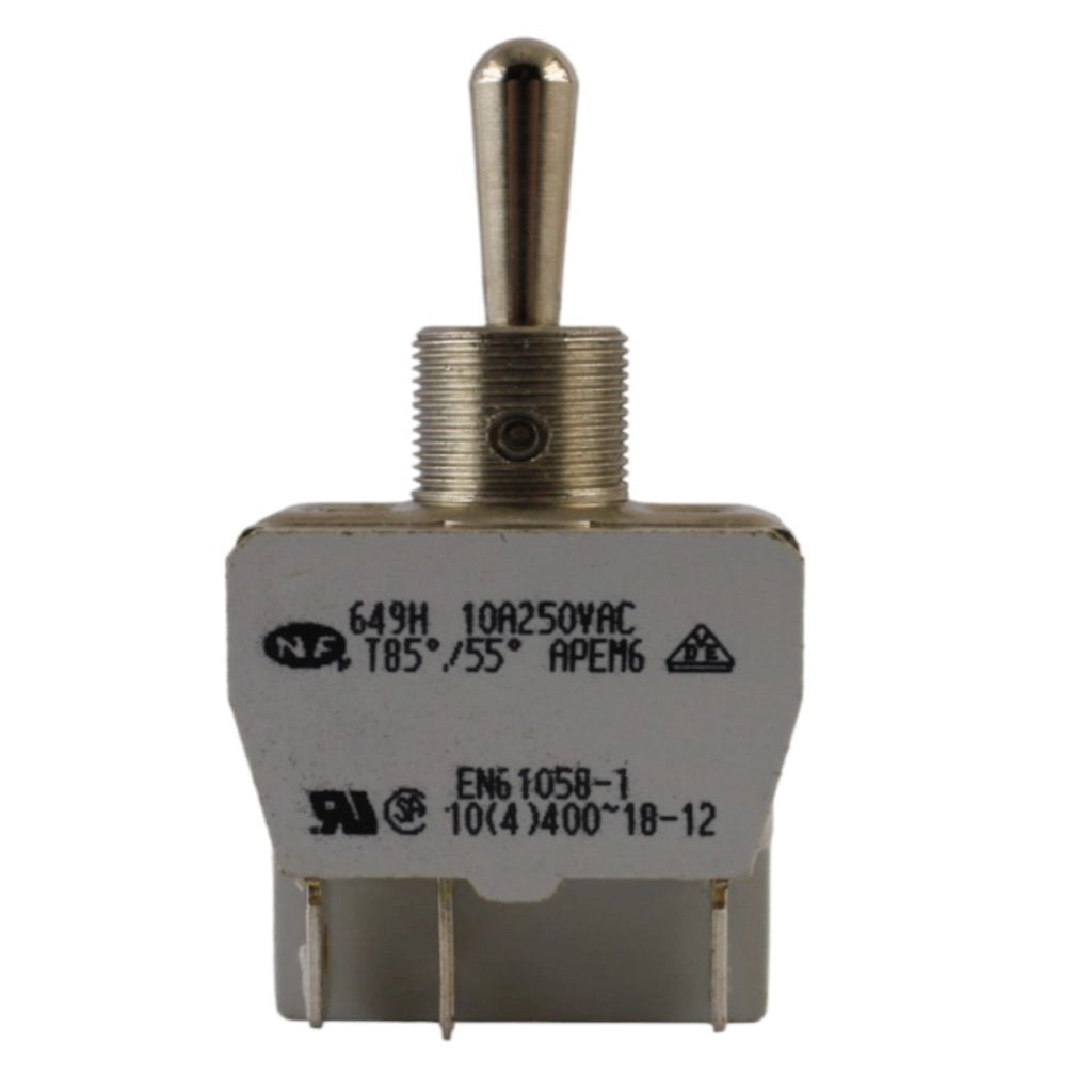 Interruttore a levetta On-Off-On 10A 250VAC Apem