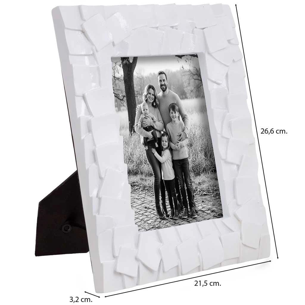 Portafoto 13X18 bianco 21,5x3,2x26,6h cm
