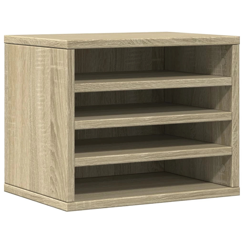 Mobiletto portaoggetti per ufficio in rovere Sonoma 36 x 26 x 29,5 cm 02_0043586