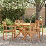 Sedia 4 pcs Marrone 56 x 55 x 90.5 cm Legno di teak solido 42002315