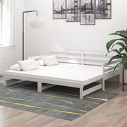 Dormeuse Estraibile Bianca in Massello di Pino 2x(90x200) cm cod mxl 53139