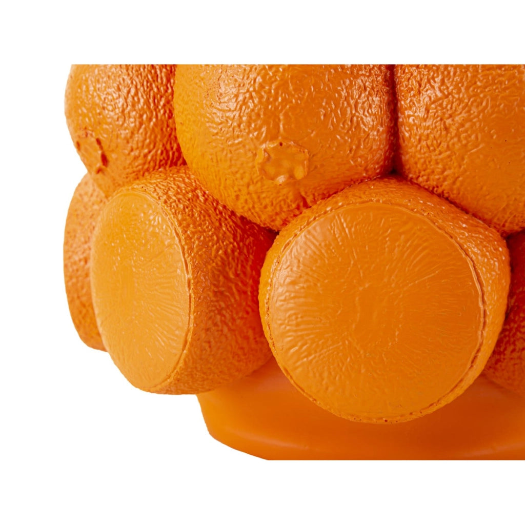 Vaso Decorativo Arance, Arancione, Poliresina, 19x19x28 cm
