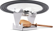Sostegno per coltello e cucchiaio | L'allround professionista per ogni cucina - realizzato in acciaio inossidabile di alta qualità | Sostegno per libro di cucina e cucchiaio