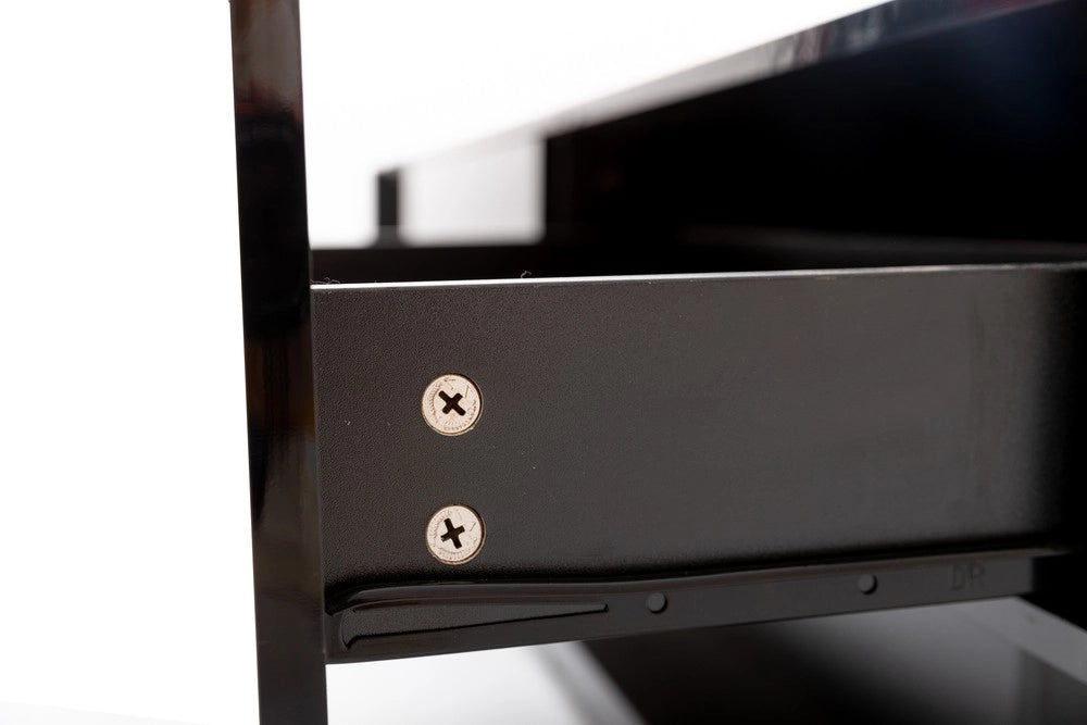 Mobile TV con LED ¨C Xylo ¨C Bianco Lucido, Vetro, Design Moderno