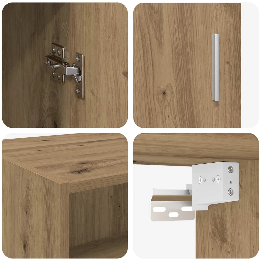 Armadio Rovere artigianale 80 x 42,5 x 225 cm Legno multistrato CFW4808317