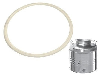 5 PZ GUARNIZIONI PER BIDONI CONTENITORI ACCIAIO INOX OLIVARI OLIO  200