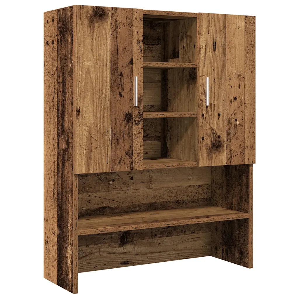 Mobile per Lavatrice Legno Antico 70,5x25,5x90 cm CFW9905985