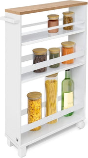 Carrello da Cucina su Ruote - Cucina Rettangolare su Ruote - Trolley da Cucina con Ruote Piccole