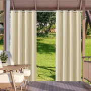 Gordiglio esterno senza rete termicamente isolato con protezione UV impermeabile e resistente al vento - 132 x 215 cm - beige