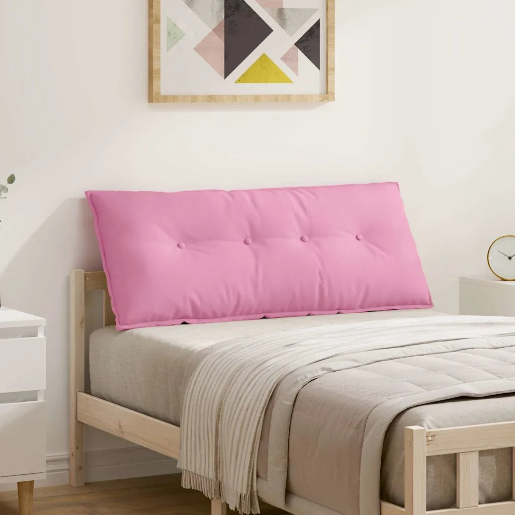 Cuscino per Schiena | Cuscino dorsale Rosa 120 x 19 x 50 cm Tessuto