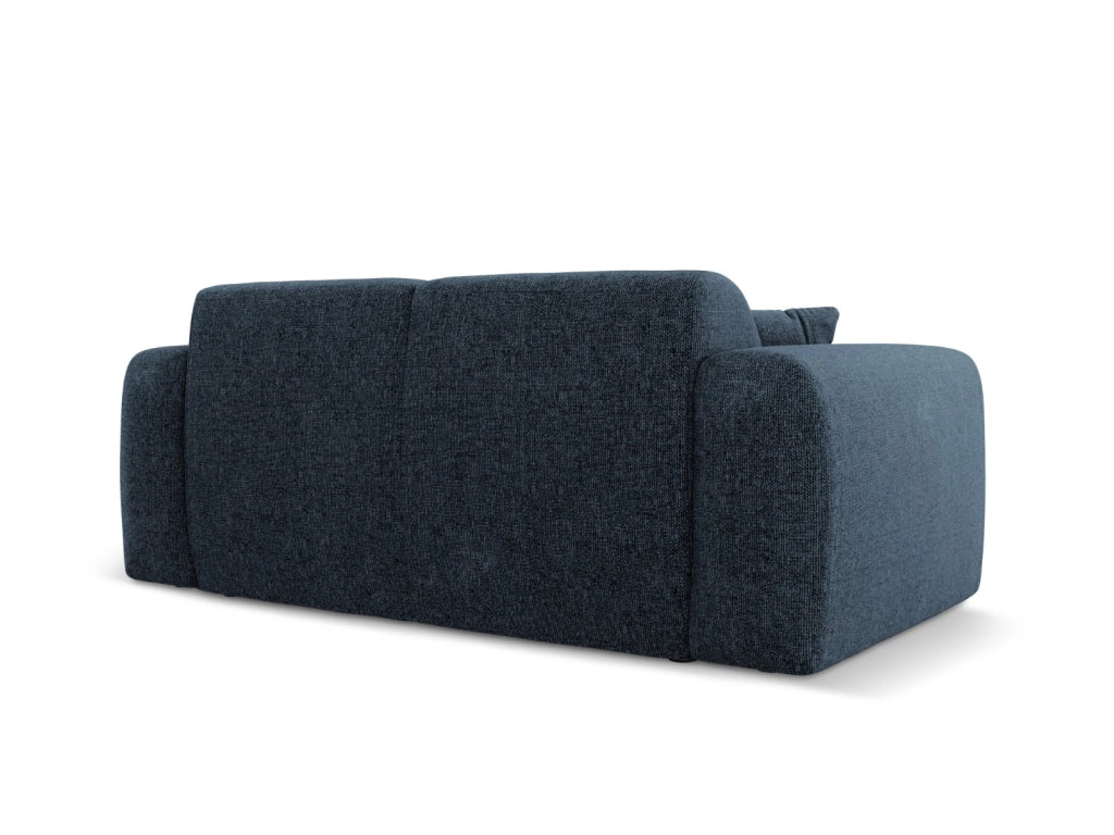 Cosmopolitan Design - Divano "Nolio" 2 posti in ciniglia blu reale 