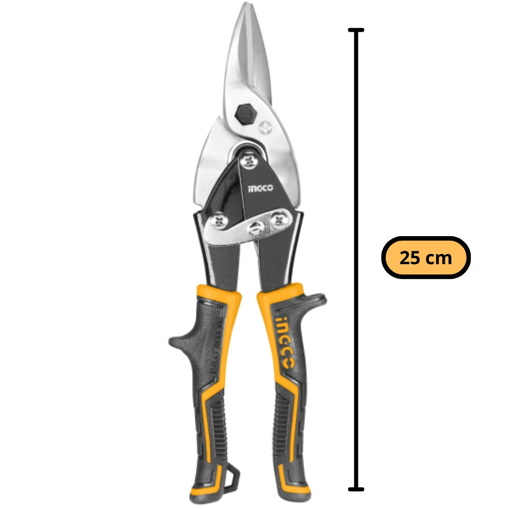Kit 3 cesoie lattoniere professionali sinistra destra dritta metallo lamiera