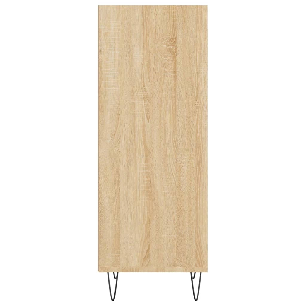 Buffet credenza cassettiera armadio mobile contenitore organizer cucina soggiorno rovere Sonoma 34,5 x 32,5 x 90 cm legno ingegnerizzato marrone 02_0031510