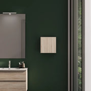Pensile bagno sospeso 35x35 cm rovere chiaro reversibile | Yili