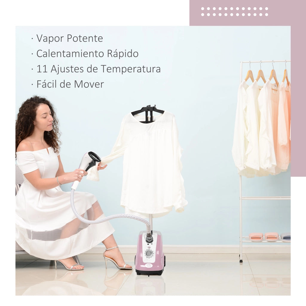 Stiratrice Verticale ¨C Xylo ¨C 1800W 1,4L 11 Livelli Rosa