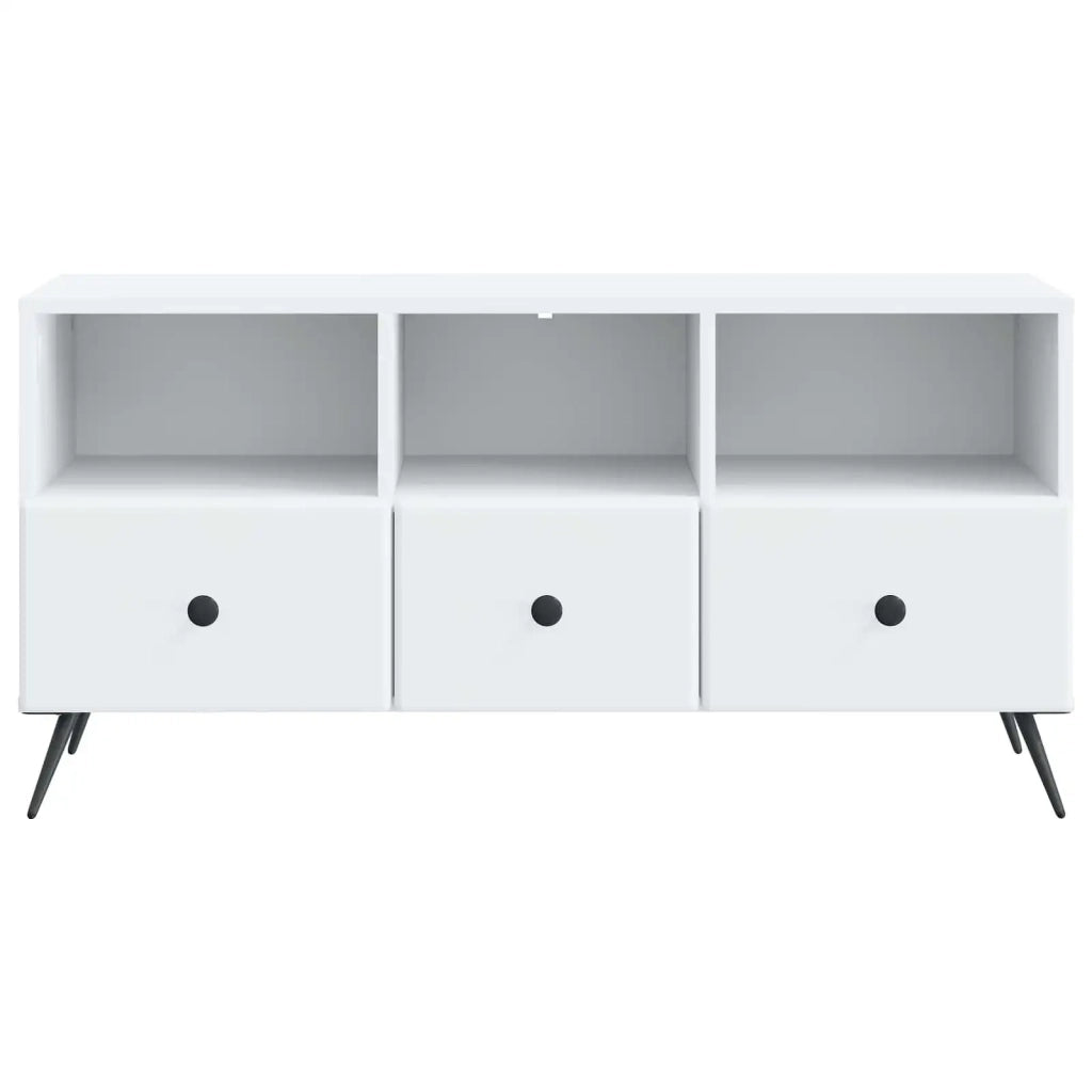 Mobile TV Bianco 102 x 34,5 x 50 cm Legno ingegnerizzato 895595